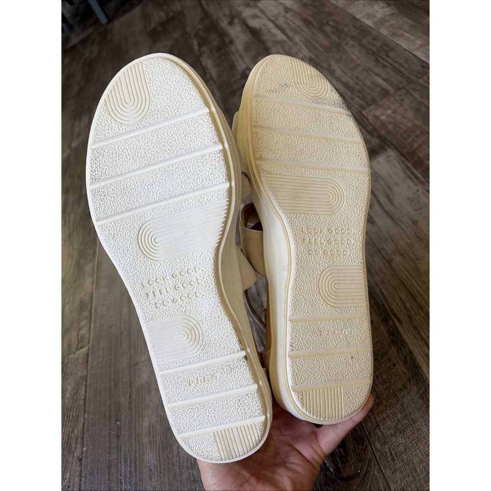 Dr Scholls Womens Time Off Fun Sandal Size  9.5 Beige Comfort - Picture 6 of 11